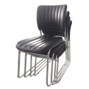 Стул HALMAR RAPID черный/хром